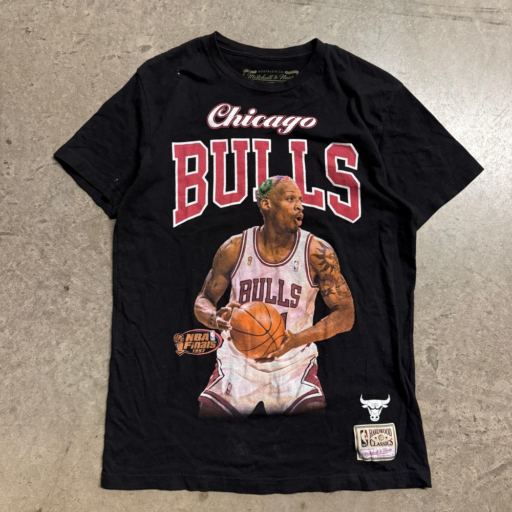 Mitchell & Ness‎ Chicago Bulls 1997 NBA Finals Shirt Mens Medium Black